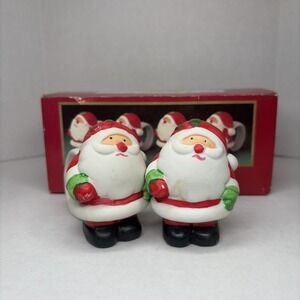 Santa Claus Napkin Porcelain Rings Hand Painted ONLY 2‎ - World Bazaars